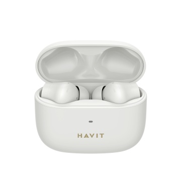 Casti HAVIT TW958 PRO, Bluetooth 5.3, TWS, In-Ear, Control tactil, Bej - Img 2
