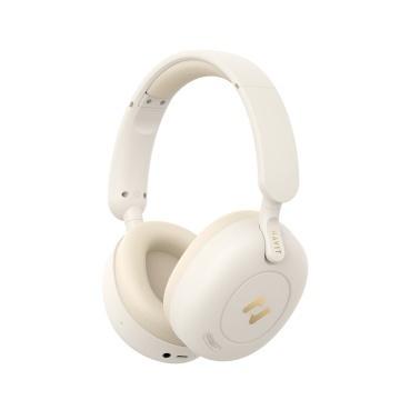 Casti wireless HAVIT H655BT PRO, Bluetooth 5.3, Bej - Img 1