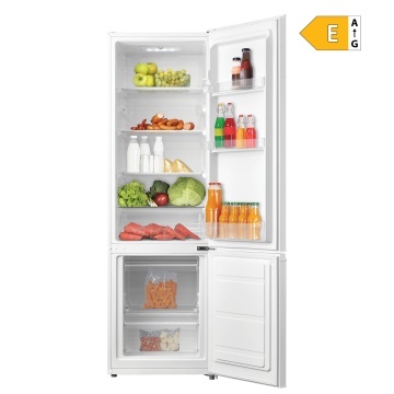 Combina frigorifica VIVAX CF-259ELF W, Capacitate 262 L, Clasa E, Low Frost, Termostat reglabil, Iluminare LED, Suprafata painted metal, Usi reversibile, Înaltime 180 cm, Alb - Img 6