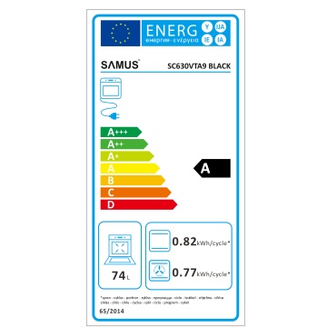 Cuptor incorporabil Samus SC630VTA9 Black - Img 11