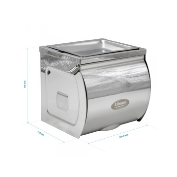 Dispenser hartie igienica scrumiera Limpio TD10W3 - Img 4