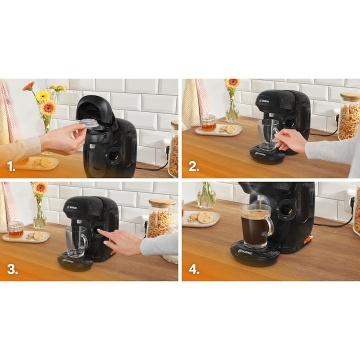 Espressor Bosch Tassimo Style TAS112E, 1400W, 3.3 bar, 0.7l, Autocuratare si decalcifiere, capsule, Negru - Img 6