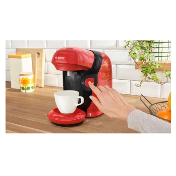 Espressor Bosch Tassimo Style TAS113E, 1400W, 3.3 bar, 0.7l, Autocuratare si decalcifiere, capsule, Rosu - Img 2
