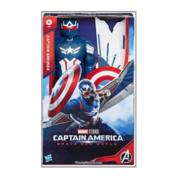Figurina Captain America Brave New World, Hasbro, Multicolor 4 ani+
