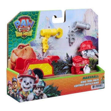 Figurina cu accesorii, Paw Patrol the Dino Movie, Marshall - Img 4