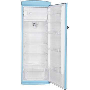 Frigider cu o usa Fram FSD-VRR315BLF+, 315l, Clasa F, Ventilator, Lumina LED, H 176.9 cm, Albastru - Img 3