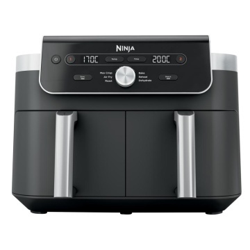 Friteuza dubla cu aer cald Ninja XL9.5L, 2 x cosuri - Img 5