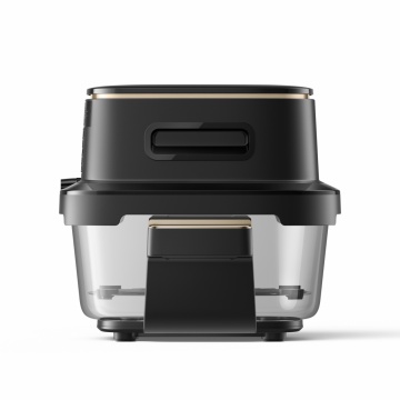 Friteuza Mova AF20 Pro, Putere 1700W, Temperatură 40°C - 185°C, Două boluri de sticla 2.5 l și 4l, Motor Brushless, Afisaj LCD, Control tactil, 8 Programe, Negru - Img 5