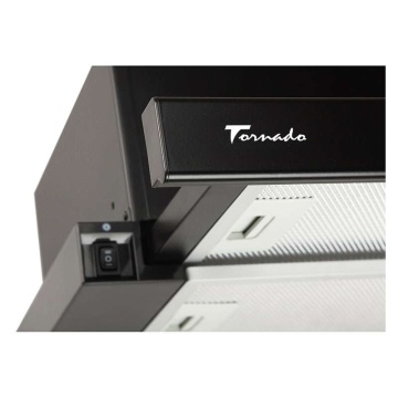 Hota Telescopica Incorporabila Tornado Storm 700 (60), 1 motor, latime 60 cm, 3 viteze, absorbtie 700 m3/ora, Negru - Img 2