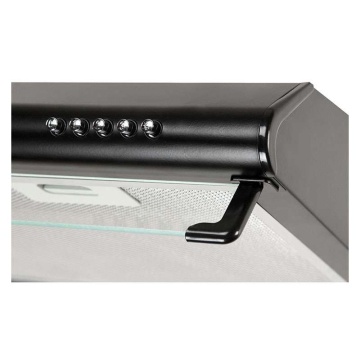 Hota traditionala Tornado Bona 10 (50) LED, 1 motor, latime 50 cm, absorbtie 380 m3/ora, filtru anti-grasimi aluminiu 5 straturi, Negru - Img 1