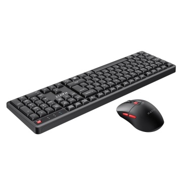 Kit tastatura si mouse office HAVIT KB261WB, US layout, Wireless 2.4Ghz/ 5.1 Bluetooth, Negru - Img 3
