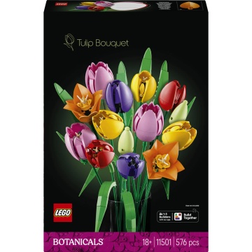 LEGO® Botanicals - Buchet de lalele 11501, 576 piese - Img 9