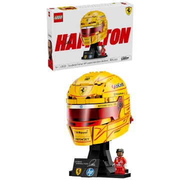 LEGO® Editions - Casca lui Lewis Hamilton Scuderia Ferrari HP 43022, 1884 piese