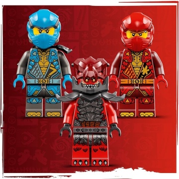 LEGO® Ninjago™ - Vehiculul-robot zburator al lui Kai 71830, 333 piese - Img 9