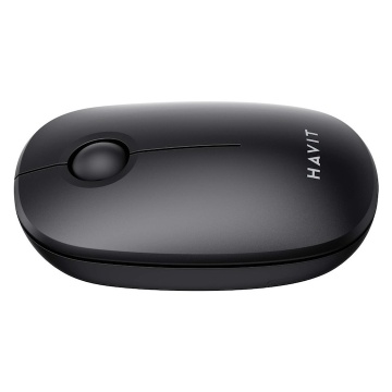 Mouse office wireless HAVIT MS57GT, Ergonomic, 1600 dpi, 3 butoane, Bluetooth 2.4 GHz, Negru - Img 2
