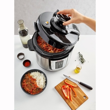 Oala sub presiune electrica Tefal CY505EE0 One Pot, 1200 W, 5.8 L, 25 de programe, pastrare la cald, Negru - Img 14