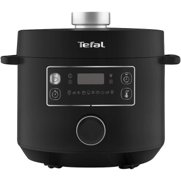 Oala sub presiune electrica Tefal Turbo Cuisine CY754830, 1090W, 4.8L, 10 programe, interfata intuitiva, bol de gatit Tefal Spherical Bowl, negru - Img 12
