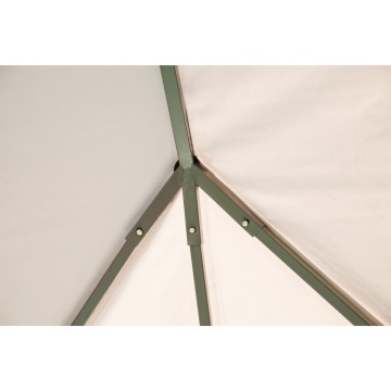 Pavilion gradina, aluminiu/poliester, 400 x 300 cm, H 282 cm, bej - Img 11