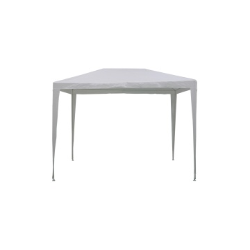 Pavilion gradina, otel/polietilena, 290 x 190 cm, H 244 cm, alb - Img 2