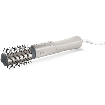 Perie rotativa cu aer cald Philips Seria 7000 BHA710/00, 1000W, ingrijire cu ioni, 2 accesorii, setare temperatura de ingrijire, peri naturali, invelis ceramic din turmalina, Alb/crem - Img 2
