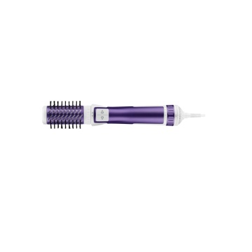 Perie rotativa Rowenta Brush Activ' Volume&Shine 2 CF9530F0, 1000W, 2 trepte de temperatura si viteza, ionizare, 2 perii, invelis ceramic, Mov