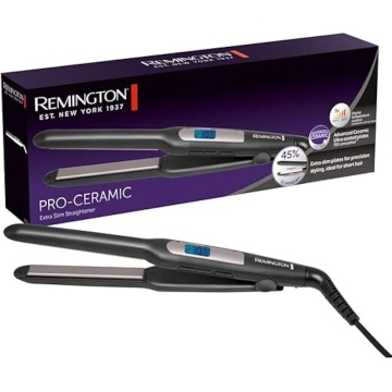 Placa de indreptat parul Remington PRO-Ceramic Extra Slim S5515, Negru - Img 3