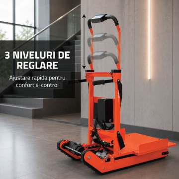 Platforma electrica pentru transport pe scari Samus SMEP502H, 210 kg, Motor fara perii 400 W, Platforma 66 x 49 cm, Viteza ajustabila - Img 23