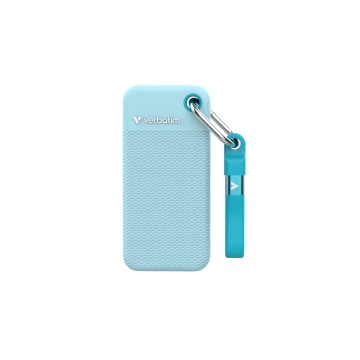 Pocket SSD USB 3.2 Gen 2 1TB Black/Blue Verbatiminclude doua carcase colorate - Img 1