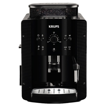 (Resigilat) Espressor automat Krups Espresseria Automatic EA8108, 1450W, 15 bar, rezervor apa 1.6 l, rasnita 3 nivele, negru