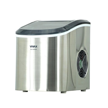 (Resigilat) Masina de gheață Vivax IM-122T, Putere 240 W, Rezervor de apă 2.2 l, Rezervor de gheață 0.7 l, Creaaza cuburi intre 6 - 13 minute, Marimi variabile ale cuburilor de gheață, Argintiu - Img 3
