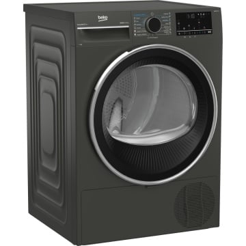 (Resigilate) Uscator de rufe Beko B3T49233M Pompa de caldura, 9 kg, 15 programe, Clasa D, Iron Finish, RecycledDry, OptiSense, Aquawave, Hygienic Refresh, Antracit - Img 7