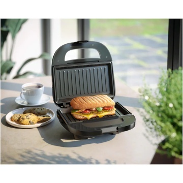 Sandwich-maker Philips HD2330/90 seria 3000, 750 W, Plite neaderente si versatile pentru sandwich-uri, panini si altele, Leduri indicatoare, Sistem de blocare rapida, Comutator pornit/oprit, Negru - Img 12