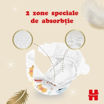 Scutece Huggies Extra Care 2, Mega, 3-6 kg, 82 buc - Img 5