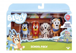 Set 4 figurine Bluey - Bluey la scoala - Img 1