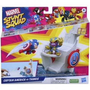 Set Hasbro Marvel: Echipa de cascadori, Mini set de joc Captain America vs Thanos - Img 1