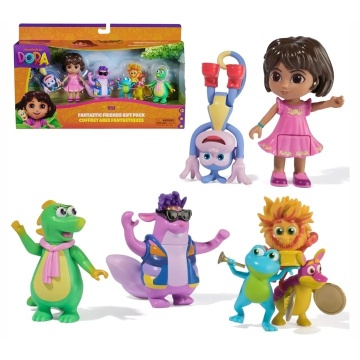 Spin Master - Set 7 figurine Dora Exploratoarea, Fantastic Friends - Img 2
