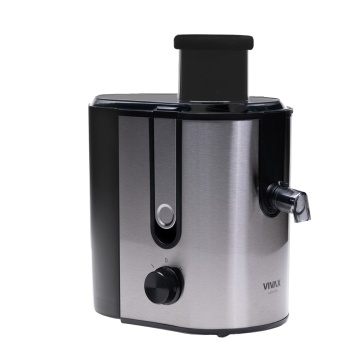 Storcator de fructe si legume, VIVAX AJ-400, putere 400 W, diametru tub 6.5 cm, recipiente de suc si pulpa, Inox, Argintiu - Img 2
