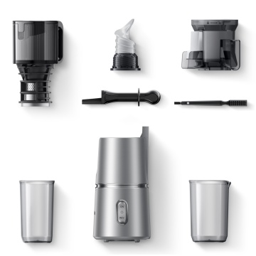 Storcator MOVA SJ10 Slow Juicer cu sistem de presare a fructelor, 200W, Argintiu - Img 14