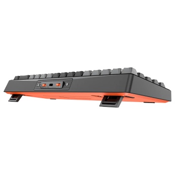 Tastatura mecanica de gaming reincarcabila Meetion MK12, 320 x 116.5 x 40 mm, 2.4 G, 2000 mAh, Iluminare RGB, Negru - Img 5