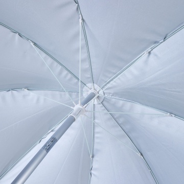 Umbrela terasa, aluminiu/poliester, Ø 200 cm, H 215 cm, verde deschis - Img 7
