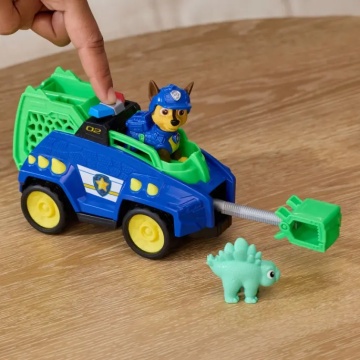 Vehicul de salvare cu figurina, Paw Patrol, Dino Rescue Cruiser, Chase - Img 7