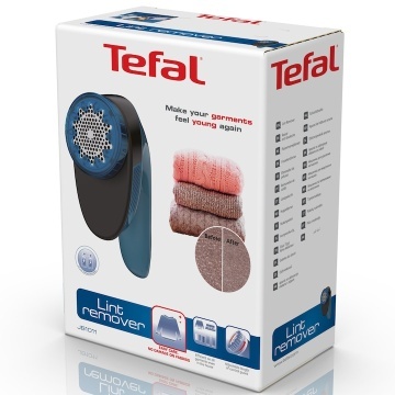 Aparat de curatat scame Tefal JB1011E0, cutit cu 3 lame din inox, 4 inaltimi de taiere, perie de curatare, recipient transparent, negru & albastru - Img 8