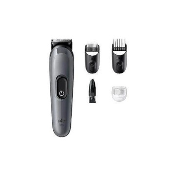 Aparat de tuns Braun Series 3 AIO3500 multifunctional gri 0-21mm 50min - Img 2