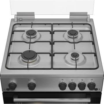 Aragaz Beko FBGT62110DXO, 4 arzatoare, Gaz, 60 cm, Inox - Img 4