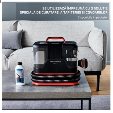 Aspirator cu spalare Rowenta IN5012F0, 400 W, Rosu / Negru - Img 2