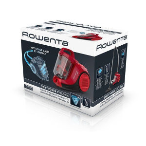 Aspirator fara sac ROWENTA Swift Power Cyclonic RO2913EA, 1.2l, 750W, 77dB, rosu-negru - Img 6