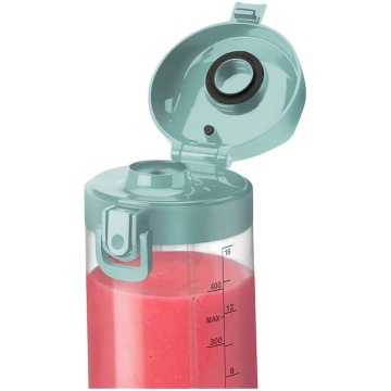 Blender portabil Nutribullet NBP003LBL, cupa 475 ml, USB-C, Turcoaz - Img 5