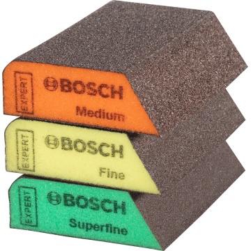 Bosch Set 3 bureți abrazivi EXPERT S470, 69x97x26mm - Img 1