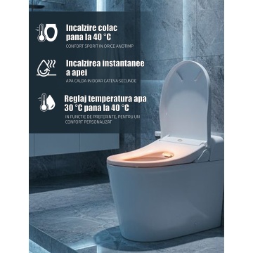 Capac wc smart Limpio WSB-1050RC electric cu functie bideu si telecomanda - Img 10