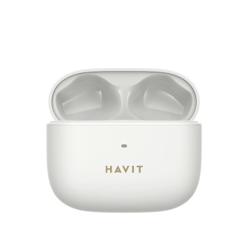 Casti HAVIT TW958 PRO, Bluetooth 5.3, TWS, In-Ear, Control tactil, Bej - Img 3